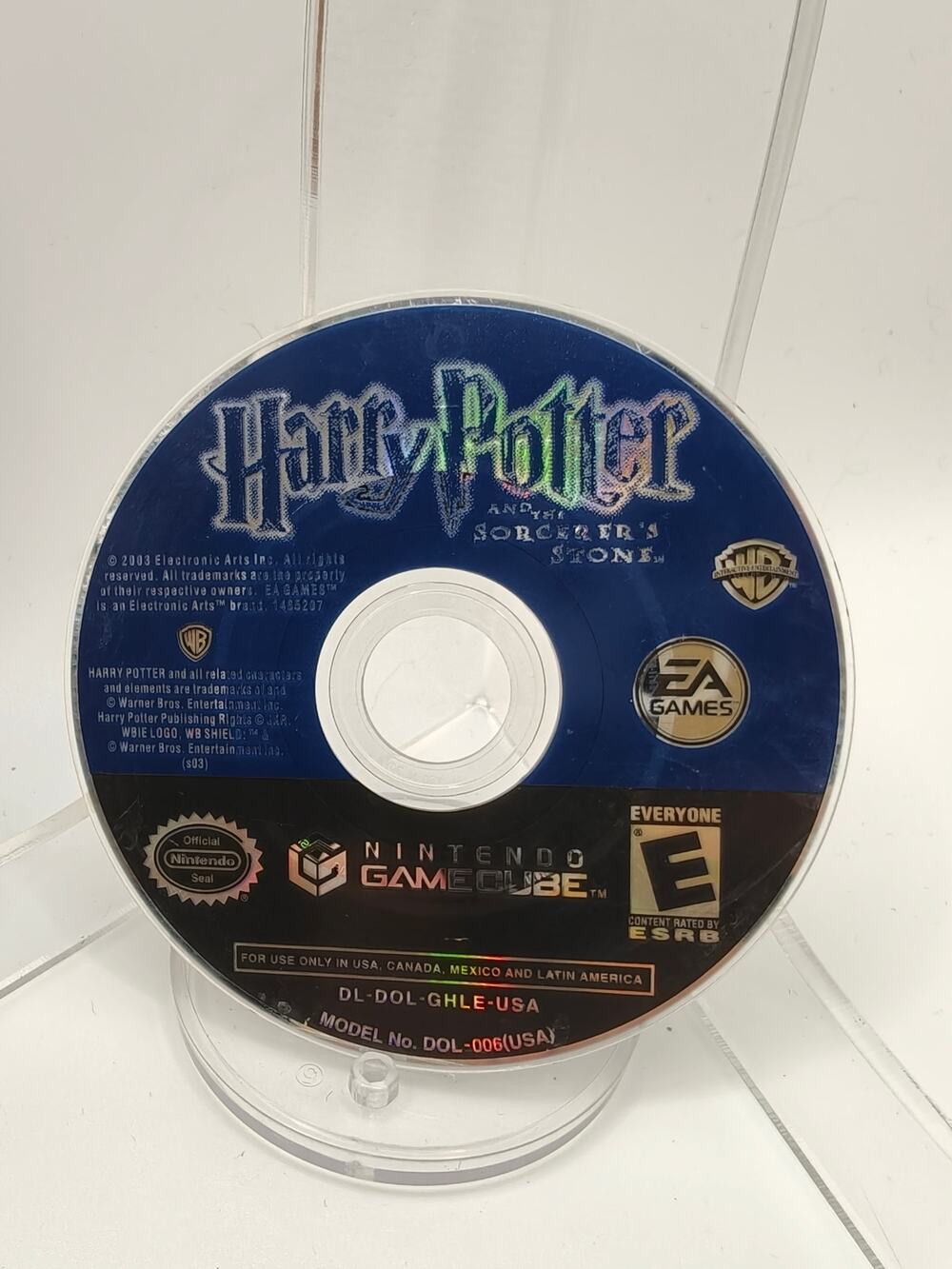 Harry Potter Sorcerer's Stone (GameCube) Disc - Tested